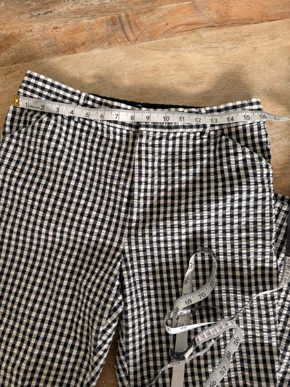 Lauren Ralph Lauren Black and White Gingham Pants - Picture 5 of 7